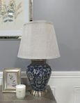 Tessa Ceramic Table Lamp - Blue Floral