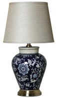 Tessa Ceramic Table Lamp - Blue Floral