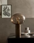 Bes Smoked Marble Table Lamp