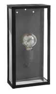Eos Black Outdoor Wall Lamp