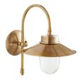 Lason Brass Outdoor Wall Lamp