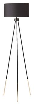 Floor Lamp - Tripod - Black Shade