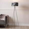Floor Lamp - Tripod - White Linen Shade