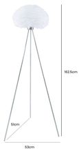 Floor Lamp - Tripod - White Shade