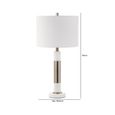 Table Lamp - White Linen and Ceramic