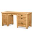 Salisbury Premium Double Desk - Oak