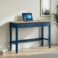 Marlow Office Desk - 1 Drawer - Blue