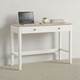 Marlow Office Desk - 1 Drawer - White