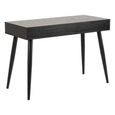Neptun Office Desk - 3 Drawer - Black