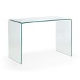 Amalfi Office Desk - Bent Glass
