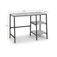 Staten Writing Desk - Concrete Effect