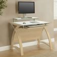 Curve Computer Desk - Oak - PC201 900