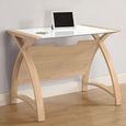 Curve Laptop Table - Oak - PC201 900LT