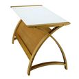 Curve Laptop Table - Oak - PC201 900LT