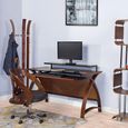 Curve Computer Desk - Walnut - PC201 900