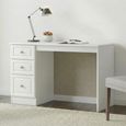 Pembroke White 3 Drawer Desk