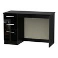Knightsbridge Desk - 3 Drawer - Black Gloss
