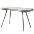 San Francisco Executive Curved Desk - Grey and White - PC714