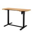 San Francisco Height Adjustable Desk - Oak and Black - PC715