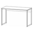 Clearance - Lias Desk - Silk Grey - FSS15411