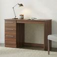 Sherwood Desk - 3 Drawer - Walnut