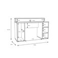 Tezaur Gaming Desk - Black