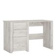 Angel Desk - 3 Drawer - White