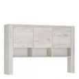 Angel Desk Top Unit - 3 Doors - White