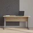 Prima Desk - 150cm - Oak and Grey