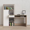Function Plus Desk - 1 Door - 1 Drawer - Multi-Functional - White