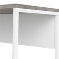 Function Plus Corner Desk - 2 Drawer - White and Grey