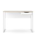 Function Plus Desk - 1 Drawer - White