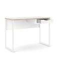 Function Plus Desk - 1 Drawer - White