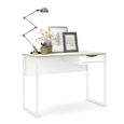Function Plus Desk - 1 Drawer - White