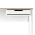 Function Plus Desk - 1 Drawer - White