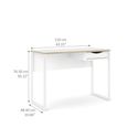 Function Plus Desk - 1 Drawer - White