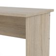 Function Plus Desk - 3 Drawer - Single - White and Oak