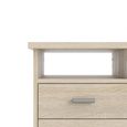 Function Plus Desk - 4 Drawer - Single - Oak