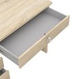 Function Plus Desk - 5 Drawer - Single - Oak