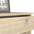 Function Plus Desk - 5 Drawer - Single - Oak