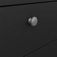 Madrid Desk - 3 Drawer - Black