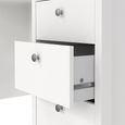Madrid Desk - 3 Drawer - White