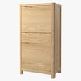 Stockholm Office Unit - 1 Door 1 Drawer - Oak