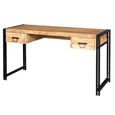 Cosmo Desk - 2 Drawer - Industrial Style - Wooden and Metal