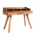 Jodhpur Writing Desk - 1 Drawer - Solid Sheesham Wood