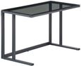 Adair Black Glass Home Office Desk - AW53385