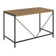 Bahamas Black and Oak Office Desk