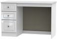 Balmoral White Gloss 3 Drawer Desk