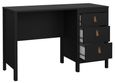 Barcelona Black 3 Drawer Desk