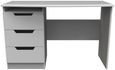 Bella Grey 3 Drawer Desk